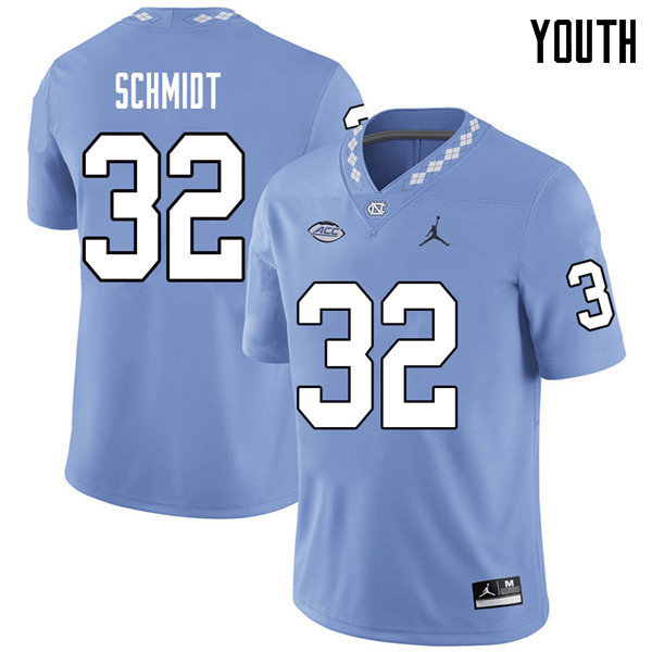 Jordan Brand Youth #32 Jacob Schmidt North Carolina Tar Heels College Football Jerseys Sale-Carolina